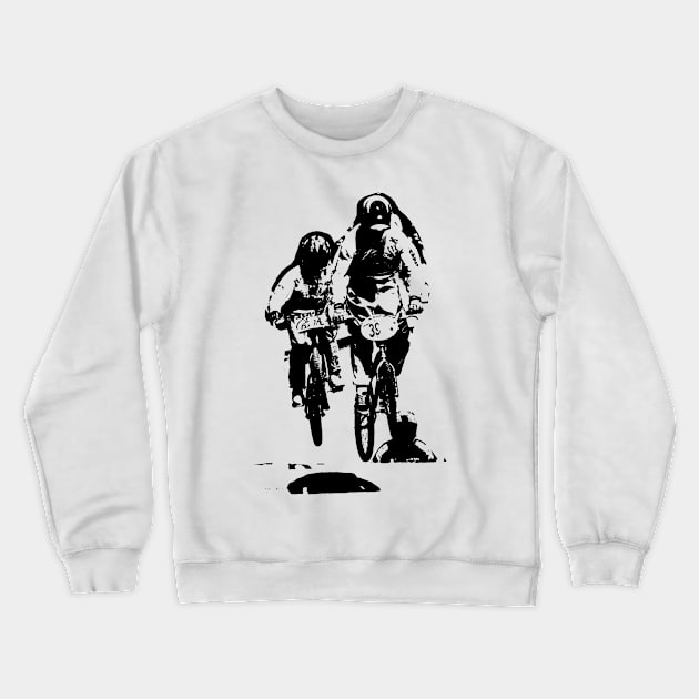 bmx Crewneck Sweatshirt by rickylabellevie